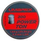 Preview: Umarex 200 pieces Power Ton Diabolo round head caliber 5.5 mm